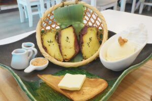 画像：はにぽての「熟成焼き芋はにぽてプレート」