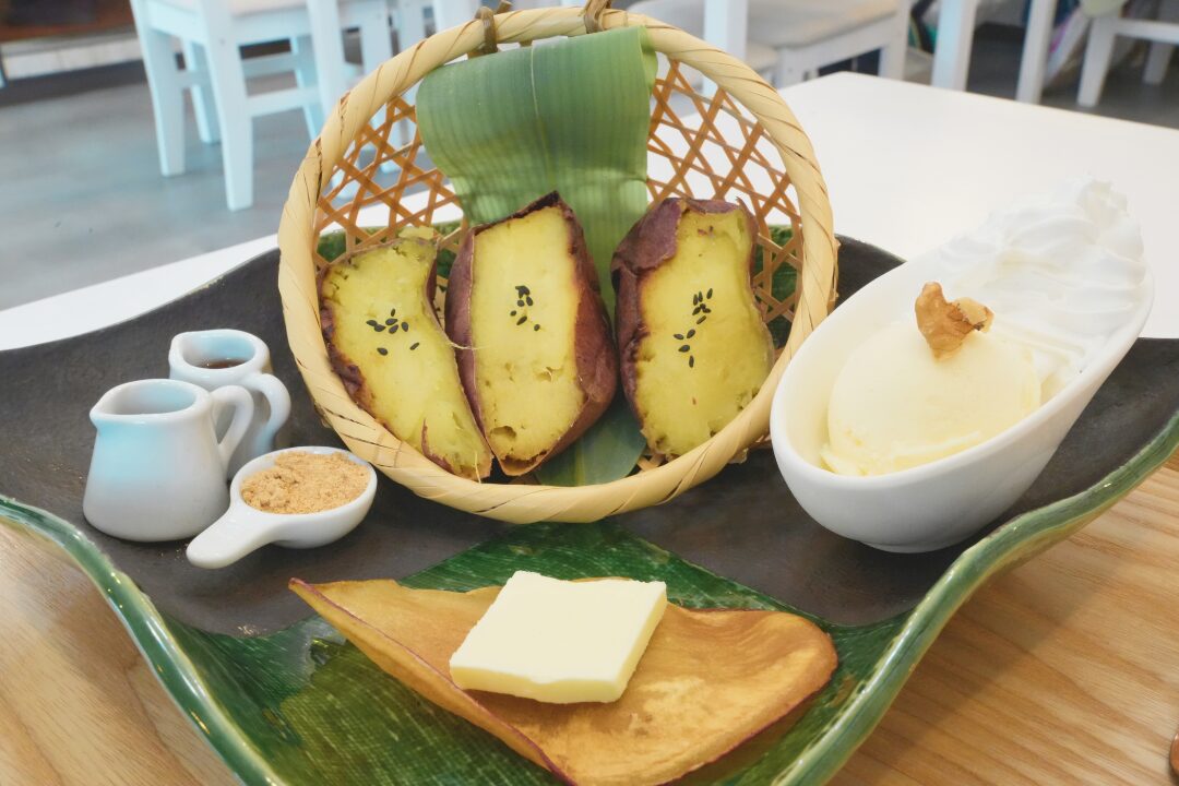 画像：はにぽての「熟成焼き芋はにぽてプレート」